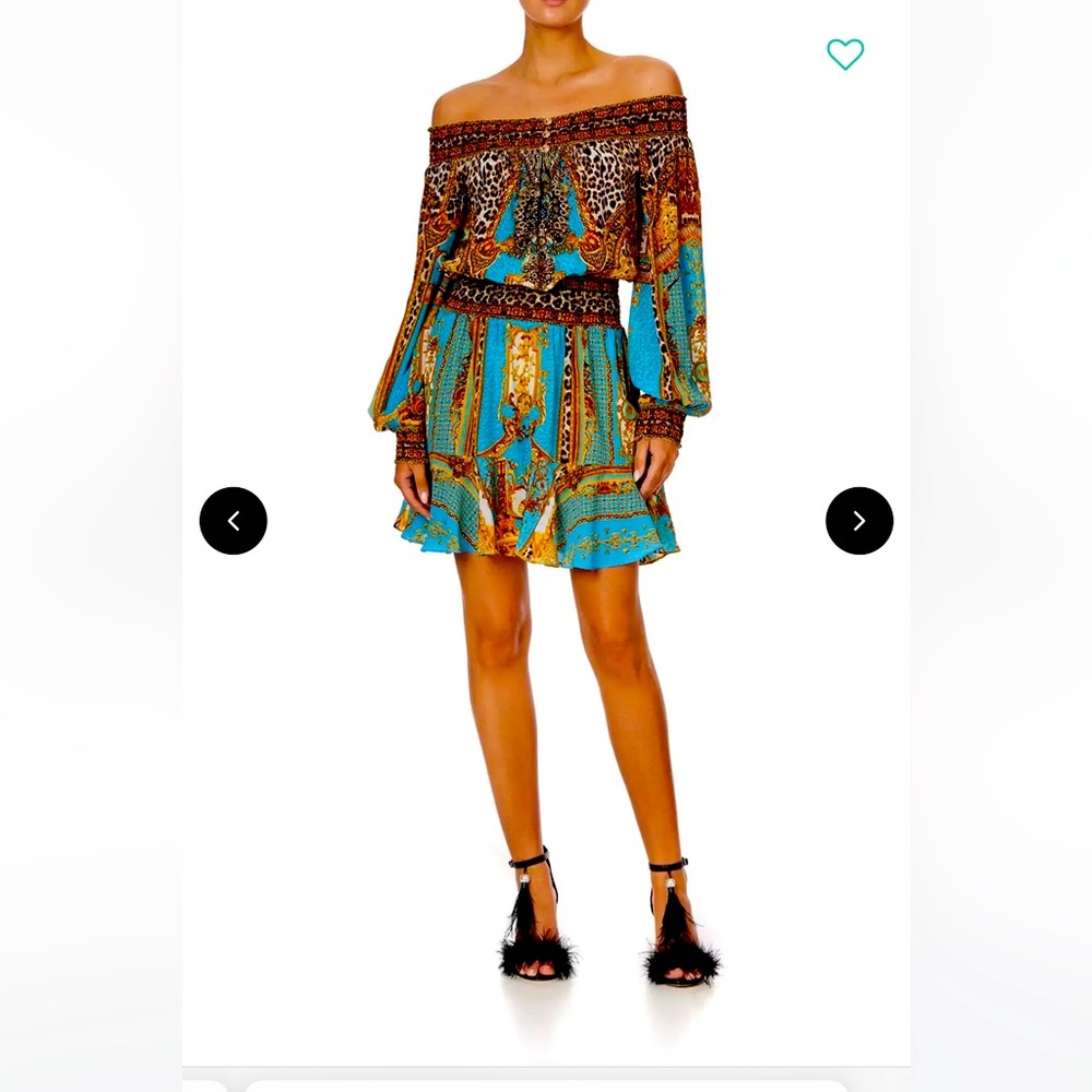 Camilla silk dress size small, worn once.  Perfect condition